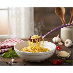 Bergner - porta spaghetti in nylon viola - Product Image 3