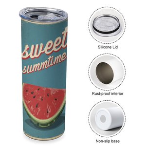 20Oz Straight Car Tumbler Stainless Steel <b>Insulated</b> <b>Cup</b> Custom Logo Wholesale - Product Image 2