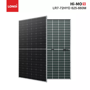 แผงโซลาร์เซลล์ Longi Hi-MO9 LR7 625-660W ประสิทธิภาพสูงแบบสองหน้า 72 <span class=keywords><strong>เซลล์</strong></span> ชนิด N-Type TOPCon สำหรับ<span class=keywords><strong>ระบบ</strong></span>โซลาร์<span class=keywords><strong>เซลล์</strong></span>ที่อยู่อาศัย มีสินค้าในสต็อก - Product Image 2