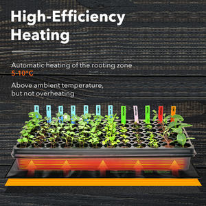 Seedling Heat Mat, Durable Waterproof Seed Germination Heating Mat, Warm Hydroponic Plant Heating 93*52cm EUPlug - Product Image 2