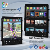 Podofo 9.7" Android Car Audio Radio Mobil untuk Toyota Hilux 2005-2014 Wireless Carplay Android Auto GPS Wifi Hifi MIC Kamera