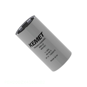 Condensador Original de 3.3 mF para Montaje en Chasis PEH200ZX4330MB2 CAP ALUM SCRW TERM 85C - Product Image 1