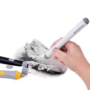 TENWIN 8302 Ensemble de stylos <span class=keywords><strong>gomme</strong></span> <span class=keywords><strong>électrique</strong></span> sans poussière deux recharges 5 & 2.3mm Croquis Dessin Art Highlight Remplacer la batterie en caoutchouc - Product Image 5