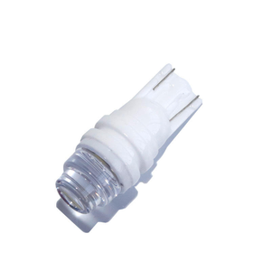 Ampoules LED T10 en céramique W5W à lentille bombée 3 SMD 2835 pour feux de position latéraux, ampoules de voiture, lumières de lecture – Blanc, Rouge, Bleu, Jaune, Bleu Glace - Product Image 1