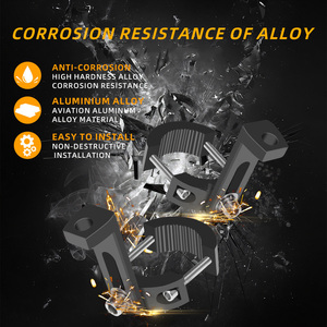 Yosovlamp Moto LED Phare Support En Alliage D'aluminium Pare-chocs <span class=keywords><strong>Amortisseur</strong></span> Pince Projecteur Luminaire pour Accord X5 X6 - Product Image 6