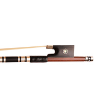 LZS G16 Performance Archet de violon de qualité professionnelle Queue de cheval blanche Accessoire pour instrument à cordes