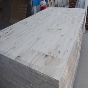Panel de <span class=keywords><strong>Madera</strong></span> Maciza de Paulownia Secada al Horno con Unión Dentada, Ligera, con Pegamento E0, para Núcleos de Cajones y Puertas - Venta al por Mayor de Fábrica - Product Image 6