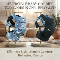 Porte-bébé pliable de luxe ergonomique en denim certifié CE, haute capacité de charge, pour bébés de 0 à 3 ans – Vente en gros, populaire