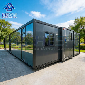 New Design 40Ft 20Ft <b>Prefab</b> Expandable Container <b>House</b> 1 2 3 4 5 Bedroom Folding Bathroom Mobile Home Cabin - Product Image 6