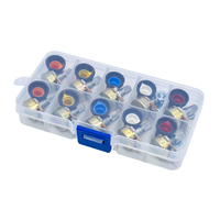 Kit de Potenciómetros WH148, 10 Valores: B1K, 2K, 5K, 10K, 20K, 50K, 100K, 250K, 500K, 1M, Resistencia Rotativa Lineal de 15 mm, 3 Pines