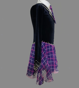Robe de <span class=keywords><strong>justaucorps</strong></span> pour filles, patinage artistique, gymnastique, roller, <span class=keywords><strong>danse</strong></span>, ballet, costume de <span class=keywords><strong>danse</strong></span> pour compétition de patinage artistique, strass - Product Image 2