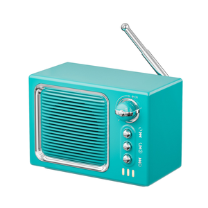 Haut-parleur de sommeil à bruit blanc au design rétro mini-téléviseur - Sans fil pour sortie 5.3 10W, éclairage LED RGB, radio portable alimentée par batterie - Product Image 4