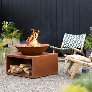 Outdoor Sofa Set Fire Pit Table Customized Outdoor Furniture Patio Fire Pit Garden Gas Fire Pit