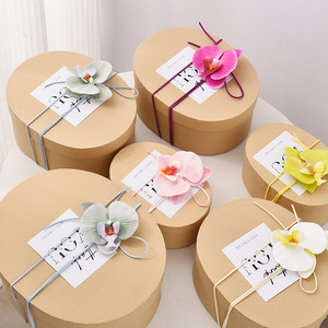 Biểu Tượng Tùy Chỉnh Hình Bầu Dục Vòng Xi Lanh Giấy Kraft Hộp Quà Tặng Bền Cứng Nhắc Màu Đỏ Bao Bì Màu Trắng Hộp Cho Đám Cưới Kẹo Hộp Bộ Quà Tặng - Product Image 6