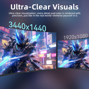 Moniteur de jeu incurvé Rovesky 34 pouces, prix d'usine, nouveau, 240 Hz, 1 ms, 21:9, 120 % sRGB, HDR, IPS LCD, temps de réponse de 1 ms - Product Image 4