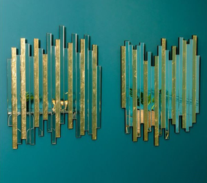 Thiết Kế Mới Không Thường Xuyên Phong Cách Hiện Đại Tường Treo Trang Trí Phổ Biến Đầy Màu Sắc Kết Hợp Gương Mà Không Có Khung Cho Trang Trí Nội Thất - Product Image 2