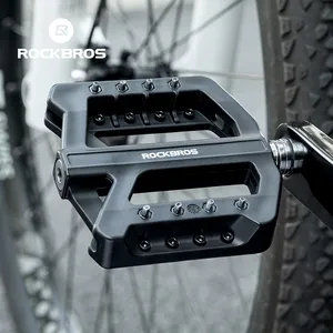 Rockbros pedal de bicicleta mountain bike mtb, rolamento selado, nylon, pedais de bicicleta, com boa qualidade, acessórios para bicicleta