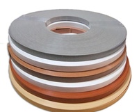 Embellissement Processus Facile 1mm PVC Argent Couleur Aggloméré Table Bord Bande Bande Matériaux Résistant À L'humidité Panneau De Meubles