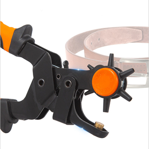 Pince à poinçonner rotative ergonomique YTH en cuir robuste, 6 tailles de trous, pour ceintures, bracelets de montre, sacs à main, chaussures, <span class=keywords><strong>réparation</strong></span> artisanale du cuir - Product Image 4