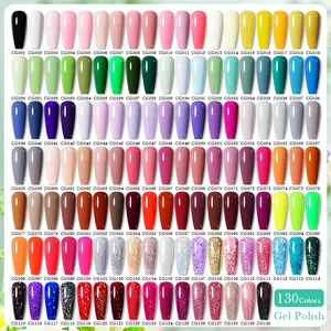 BORN PRETTY Nails Salon Supplies 10ml 130 Farben Gel politur Bunt UV Gel Nagellack für DIY Art einweichen