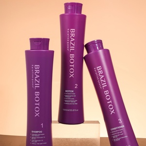 Wholesale Organic Keratin Treatment <b>Hair</b>-Repairing 2-in-1 Formula Sulfate-Free Smoothing Therapy Private Label Logo - Product Image 4
