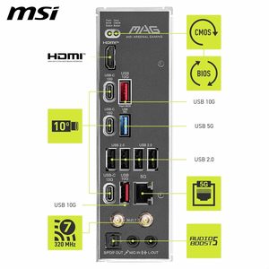 Cho MSI Mag b850 Tomahawk Max Wifi Máy tính để bàn bo mạch chủ ATX hình thức yếu tố hỗ trợ <span class=keywords><strong>AMD</strong></span> cho Ryzen 9000/8000/7000 Bộ vi xử lý AM5-80A - Product Image 6