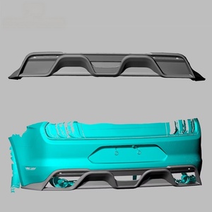 Diffuseur arrière en fibre de carbone haute qualité pour <span class=keywords><strong>Ford</strong></span> <span class=keywords><strong>Mustang</strong></span> <span class=keywords><strong>GT</strong></span> <span class=keywords><strong>V8</strong></span> <span class=keywords><strong>2018</strong></span>~2019 - Product Image 6