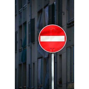 SEÑAL DE CARRETERA FIG. 47 'NO WAY' Herramienta de torneado de 60 cm de diámetro - Product Image 2