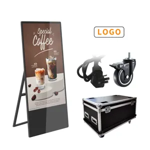 Hete Verkoop Groothandel 43 55 65 Inch Schoen Schoonmaken En Polish Tft Lcd Digital Signage High Definition 4K Lcd Poster Scherm