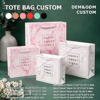 Bolsa de Papel Ecológica Biodegradable Blanca con Cinta Dorada y Logotipo, Reciclable, para Empaque de Regalos de Marcas de Ropa de Alta Gama