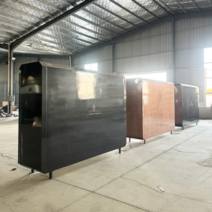 New Custom Color Pre-assembled Multifunctional <strong>Outdoor</strong> Kitchen Pod 304 Stainless Steel Weatherproof with BBQ &amp; Storage <strong>Food</strong> <strong>Cart</strong> - Product Image 4