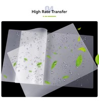 Película de Transferencia DTF PET para Parches de Ropa, Papel Blanco de Alta Temperatura para Impresión Digital por Transferencia de Calor, Tela Tatami, Venta al Por Mayor
