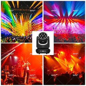 Projecteur LED mobile SHTX haute puissance 150W RGBW 4-en-1 pour DJ, concerts et événements, avec contrôle DMX et lumières laser LED en nid d'abeille - Product Image 4