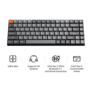 Teclado Mecánico Original <span class=keywords><strong>Keychron</strong></span> K3 Max 2025, Nuevo, Inalámbrico, Ultrafino, para Gamers y Oficina, Adaptable a Múltiples Sistemas - Product Image 1