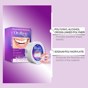 Set di Ribasatura per Dentiere in Silicone Più Venduto per Migliorare l'Estetica del Sorriso Materiale Confortevole Set per Otturazioni e Dentiere - Product Image 4