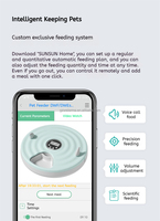 Distributeur de nourriture pour animaux de compagnie intelligent et automatique en plastique, avec conteneur réfrigéré, blocs de glace, minuterie, alimentation électrique par batterie, 6 repas