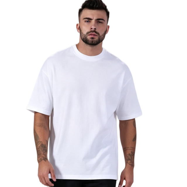 Oversized Plus Size Men's T-Shirts 100% Cotton Lightweight Oversize Short Sleeves High Quality Loose Casual Knitted Men Tee