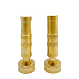 Pistolet d'arrosage de jardin en cuivre 4 pouces à jet réglable pour l'irrigation et l'arrosage des plantes - Product Image 5