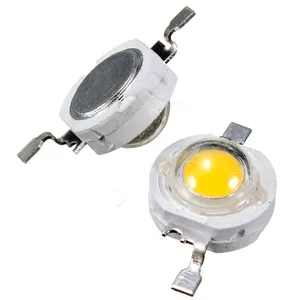 Diodo LED de alta potência de 1-5 watts, saída de fábrica, 2700k 6000k 620nm 520nm 590nm 365nm 505nm 395nm 1w 3w 5w LED de alta potência