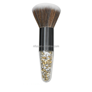Respetuoso con la piel, etiqueta personalizada, viaje, único, <span class=keywords><strong>Mini</strong></span> rosa, <span class=keywords><strong>Pro</strong></span>, tinte de encaje en ángulo, aceite, Control de talco, cepillo cosmético en polvo para contorno - Product Image 5