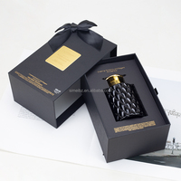 Boîte d'emballage de luxe personnalisée pour diffuseur de parfum, flacon de parfum vide avec tiroir pour emballage de parfum de voiture ou soins de la peau