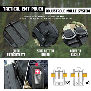 Pochette Médicale IFAK Légère 1000D Découpée au Laser, Vente en Gros OEM, Sac Tactique MOLLE d'Extérieur pour Tourniquet et Ciseaux de Trauma - Product Image 5