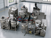 Système d'aération de blancs d'œuf YUCHO US Export Tech, capacité 500 kg/h, pour ligne de production de sauce laitière moelleuse à grande échelle