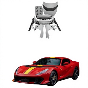 Kit carrosserie de haute qualité adapté à la mise à niveau Ferrari 812, compatible avec la compétition 812, pièces de voiture en fibre de carbone sèche Ferrari 812 - Product Image 1
