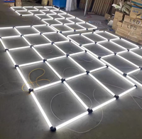 Barre LED T8 créative en forme de PC, modulaire, 360° lumineuse, RGB, personnalisable, pour jardin, plafond, suspension horizontale, décorative, circulaire
