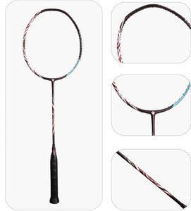 Raquettes <span class=keywords><strong>de</strong></span> <span class=keywords><strong>badminton</strong></span> entièrement en fibre <span class=keywords><strong>de</strong></span> carbone avec cordes, <span class=keywords><strong>raquette</strong></span> professionnelle <span class=keywords><strong>de</strong></span> type offensif G5, <span class=keywords><strong>raquette</strong></span> d'entraînement <span class=keywords><strong>de</strong></span> haute qualité - Product Image 2