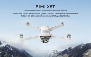 Drone Kamera Termal Jarak Jauh X8T GPS Gimbal 3 Axis Video 4K HD untuk Pemetaan Udara dan Inspeksi Lapangan - Product Image 3