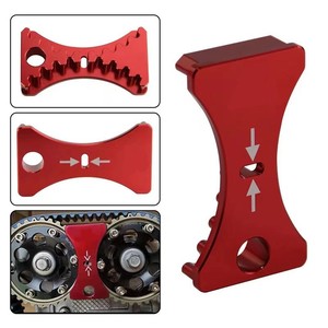 Tendeur de chaîne de distribution en alliage d'aluminium pour Honda Accord série B, anodisé rouge, pièce de réparation D2458-1 - Product Image 4