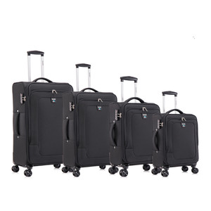 Set di valigie Softside SANZHENG con ruote Spinner, Set di valigie grandi in tessuto espandibile 4 pezzi con lucchetto TSA (20/24/28/32 pollici - Product Image 1