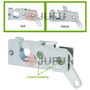 Drehtür verriegelung Anhänger Tür verkleidung verdecktes Dreh verriegelung schloss mit Stahlverriegelungs-Zug verriegelung - Product Image 5